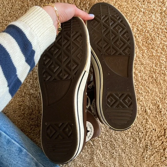 Brown Chuck Taylor’s - Picture 4 of 4